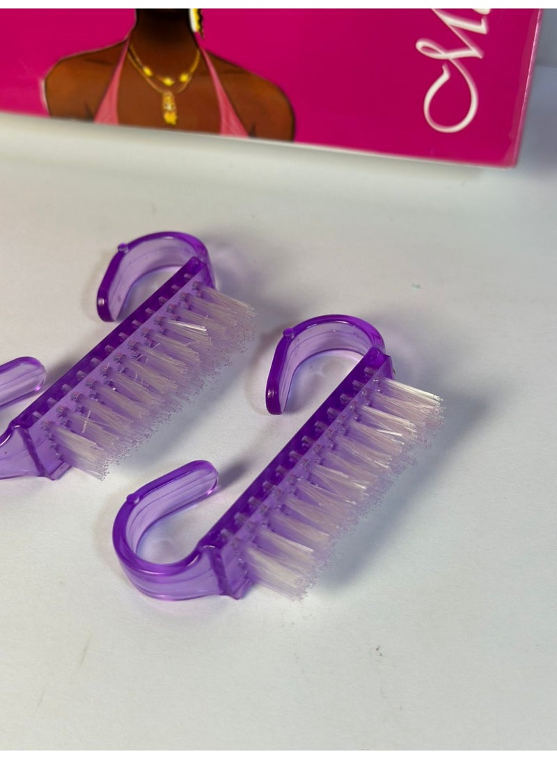 maya accessories Manicure & Pedicure Nail BrushKit may vary color 2PCS - Image 4